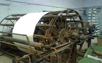 Section wrapping machine Section wrapping machine